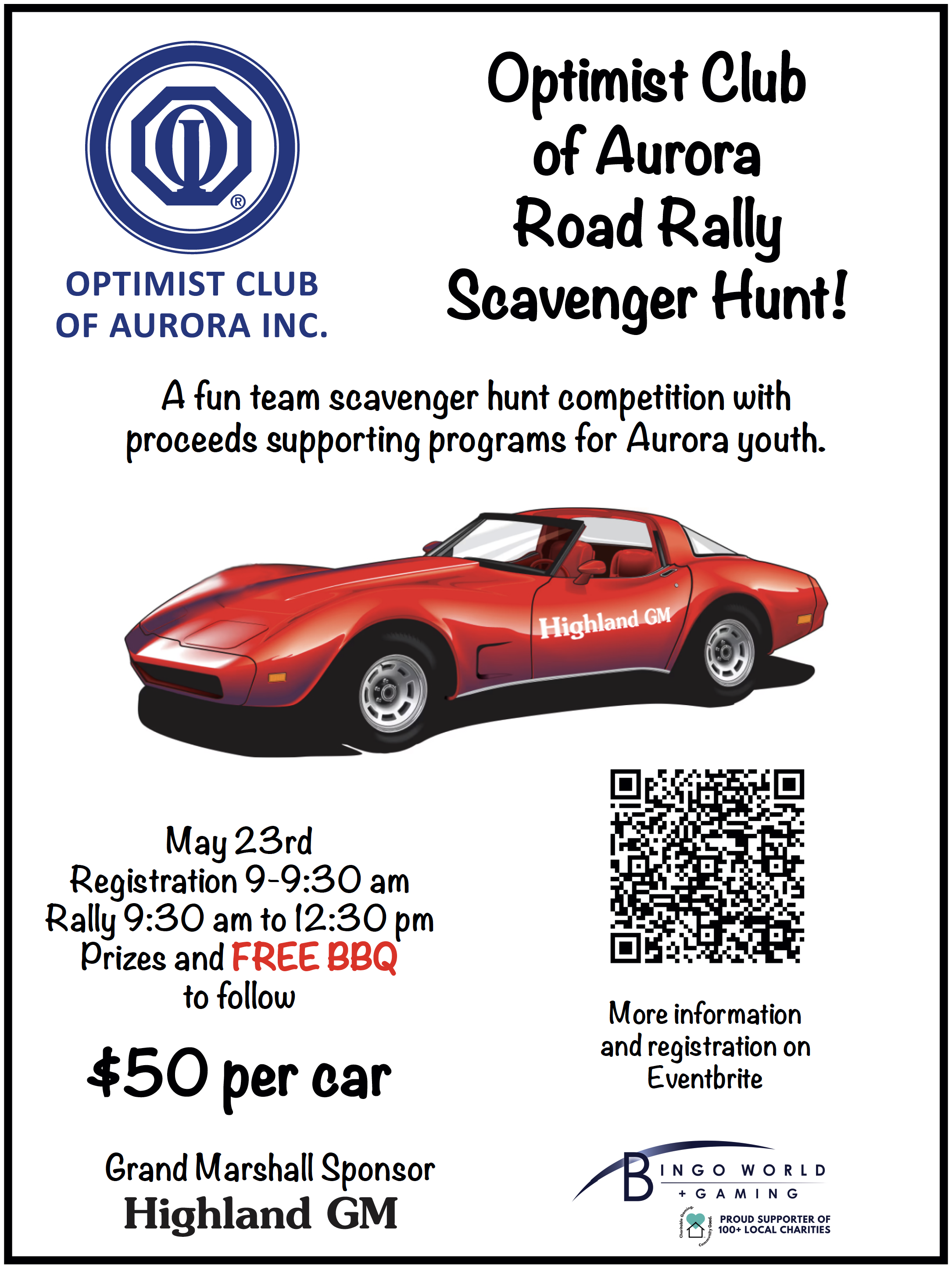 2nd Annual Optimist Road Rally